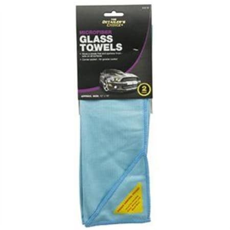 Tiger Accessory Group Tiger Accessory Group 254838 12 x 16 in. Microfiber Glass Towel; Pack of 2 254838